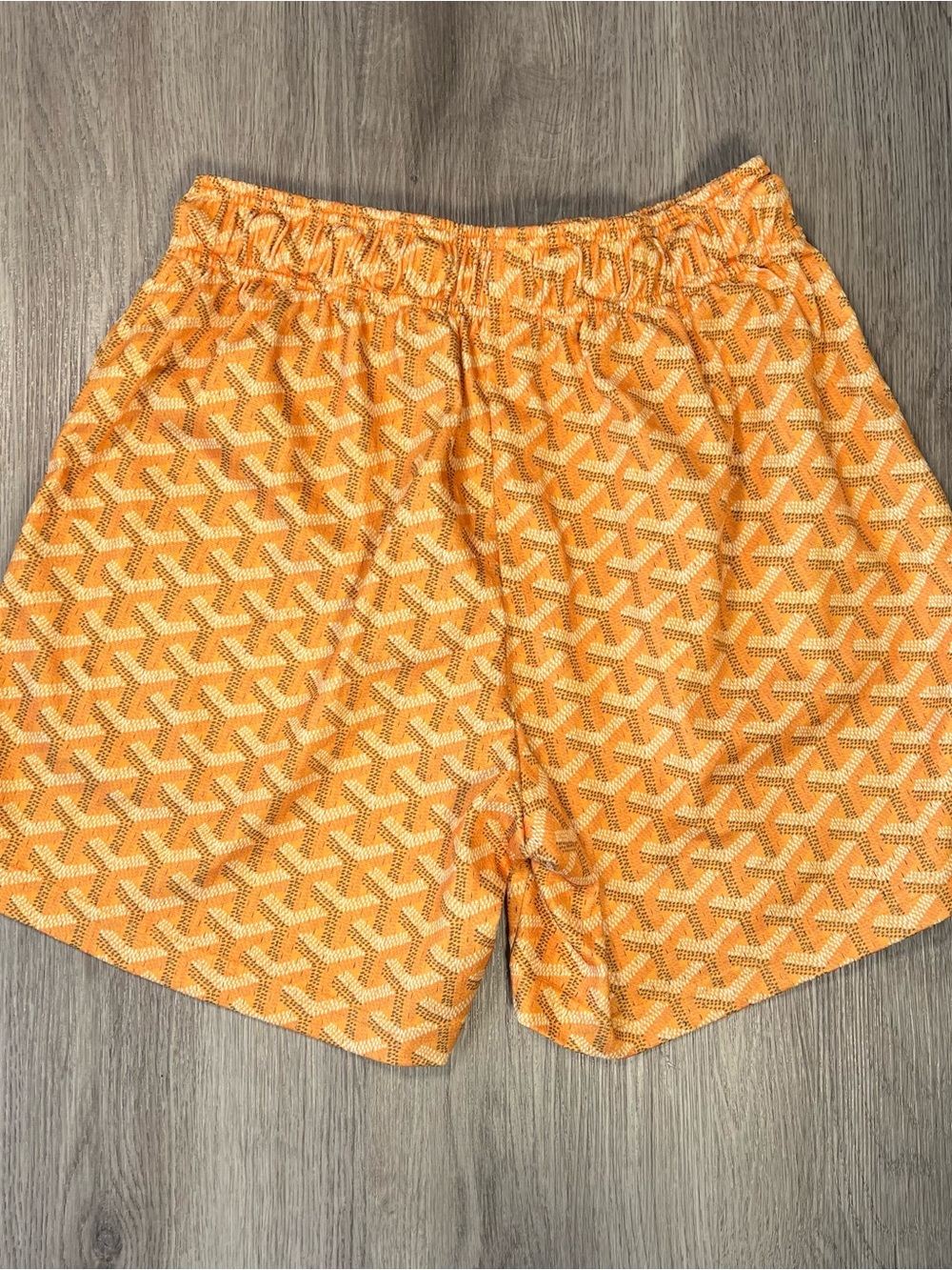 Mr Remade Shorts Mens All Over Luxury Designer Logo Print Monogram M Mesh 5.5” - Picture 2 of 7
